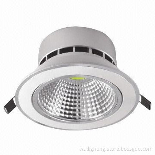 10W COB LED Ceiling Light/Downlight, Made of Aluminum + Light Cup, 58-265V AC Input Voltage